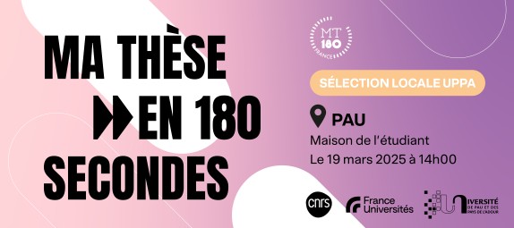 Ma thèse en 180 secondes édition 2025